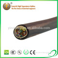 High temperature silicone rubber insulation multicore cable